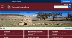 Desktop Screenshot of comune.lunamatrona.ca.it